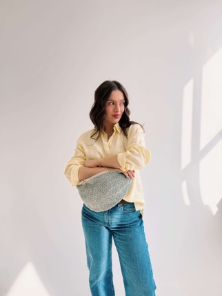 Giga nerka Boucle Szałwia