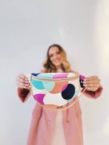 Wysyłka 24h - Nerka Circles Minty Xl z kieszenią dodatkową